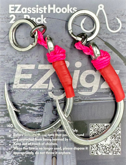 EZassist Short Hooks (Single Assist - 2 Pack)-wholesale