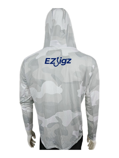EZJigz SPF Performance Camo Sun Top w/ Face Cover - Wholesale