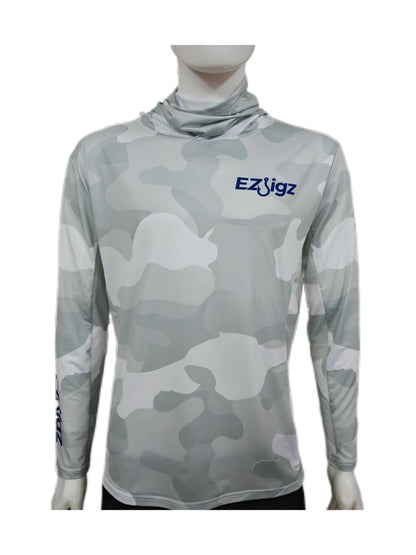 EZJigz SPF Performance Camo Sun Top w/ Face Cover - Wholesale
