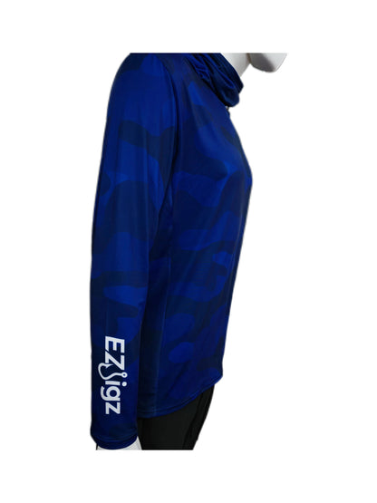 EZJigz SPF Performance Camo Sun Top w/ Face Cover - Wholesale